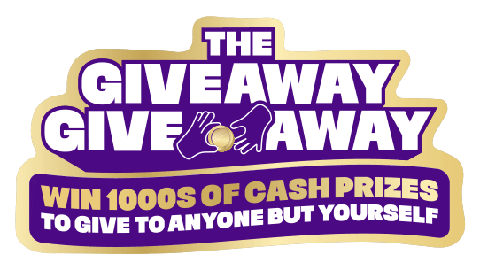 Cadbury Giveaway Give Away - Win 1000s of cash prizes to give to anyone but yourself