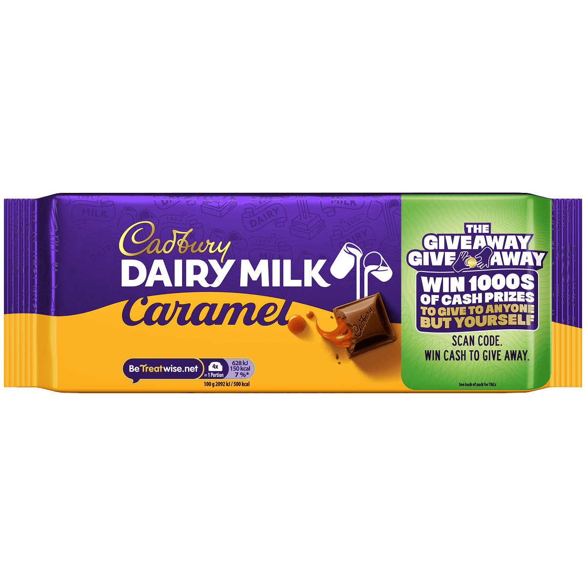 Cadbury Dairy Milk Caramel Bar Large